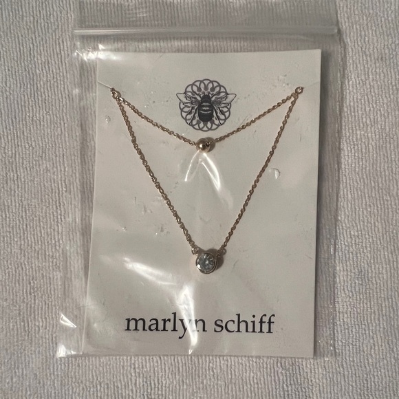 ✨BRAND NEW✨ MARLYN SCHIFF  Double Layered Necklace ✨BEAUTIFUL - Picture 6 of 8